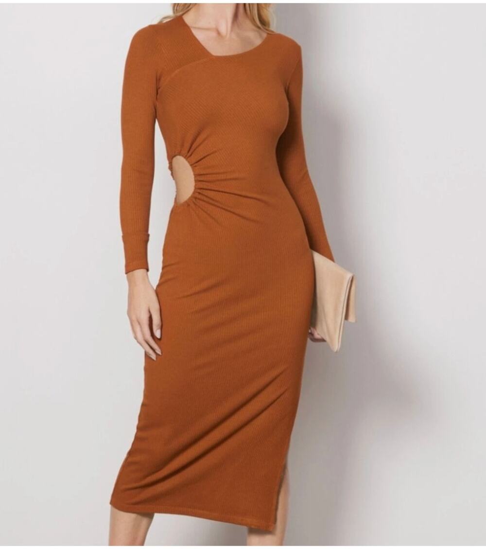 SUNDRY NWT Long Sleeve Cutout Dress // XS